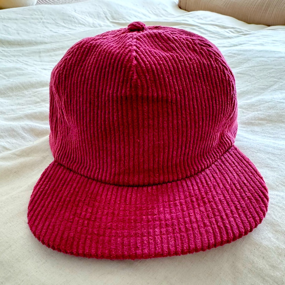 NWT Madewell Burgundy Corduroy Hat